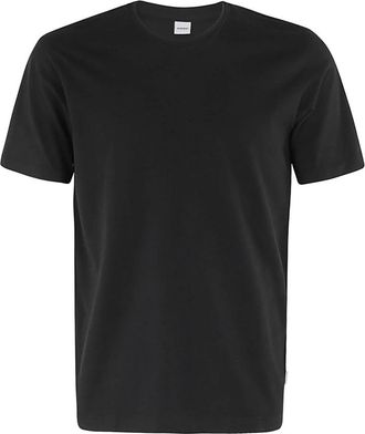 Aspesi Jersey T-shirt met ronde hals - Heren - T-shirts - Zwart - S - Katoen - Tops