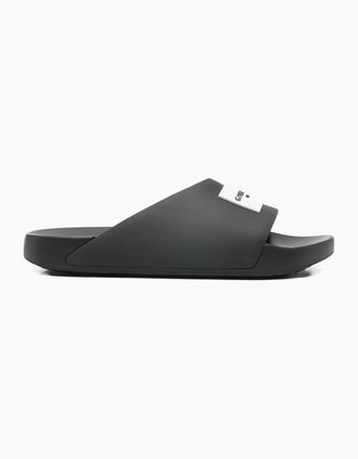 Givenchy Mens Branded Sliders Black - Size: 11