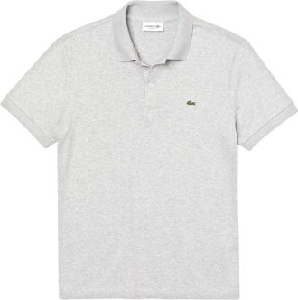 Lacoste Regular Fit Polo - Heren - Polos - Grijs - M - Katoen - Tops
