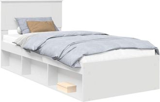 vidaXL Estructura De Cama 90 X 200 Cm Madera De Pino Macizo Vidaxl