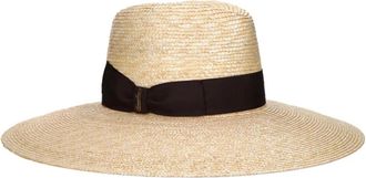Borsalino Sophie Hoed met Brede Rand - Dames - Hoeden - Beige - S - Accessoires