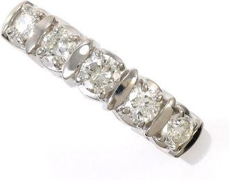 C&A Platinum Platinum 900 Band Ring (Pre-Owned)
