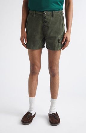 Phipps Vacation Corduroy Dad Shorts in Seaweed at Nordstrom, Size Medium