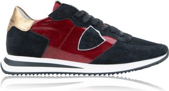 Philippe Model Tropez Haute Sneakers - Dames - Sneakers - Rood - 37 EU - Su&egrave;de - Schoenen