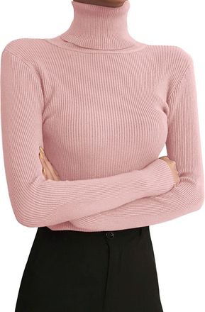 Generic Womens Turtleneck Long Sleeved Leggings Autumn Winter 2022 Tight Knit Sweater with A Slim Black Pullover Underneath The Lapel Mens Long Sleeve Thermal