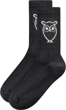 Knowledge Cotton Apparel 2-Pack Tennis Sock Multifunktionssocken - Unisex | schwarz