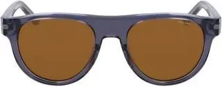 Nike Crescent III 54mm Round Sunglasses in Smoke /Amber at Nordstrom Rack