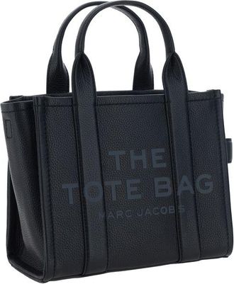 Marc Jacobs Womens Grained Calf Leather Tote Black Bos