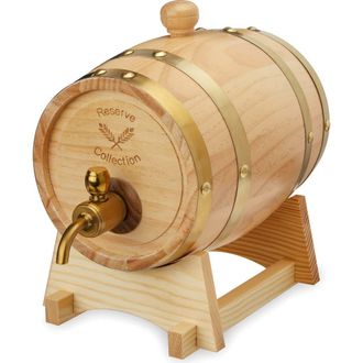 Foster & Rye Whiskey Barrel Drink Dispenser in Brown at Nordstrom