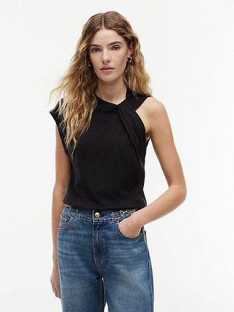 Tommy Hilfiger Top de punto texturizado sin mangas