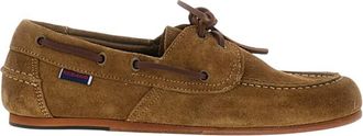 Sebago Brown Lace-up Loafers