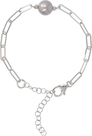 Autentica Cultured Pearl Paperclip Link Bracelet