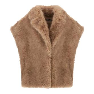 Herno Gilet 1985 Chantilly - - Jackets - Donna - Marrone - S