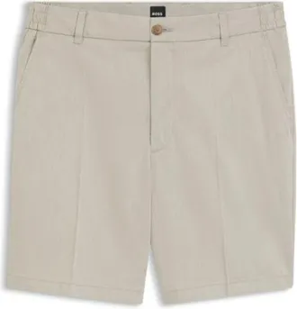BOSS Stretch-cotton shorts in a modern fit