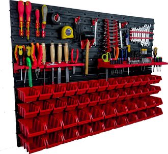 OEM Tablero De Herramientas Para Taller De 115x78 Cm + 50 Bandejas