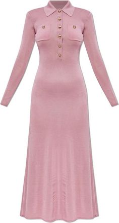Self Portrait Jurk met zakken - Dames - Casual kleedjes - Roze - XS - Kleedjes