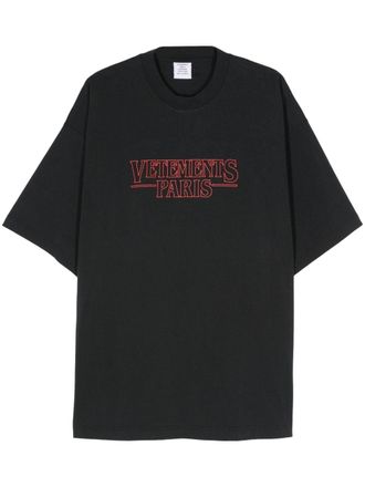 VETEMENTS T-shirt con logo - Nero
