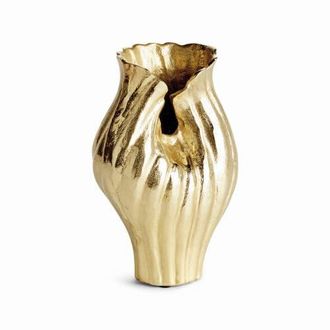 Napa Home & Garden Rosalie Vase Small - Gold Aluminum Decorative Accent at Nordstrom