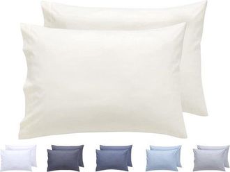OEM Juego De 2 Fundas De Almohada De Microfibra Hipoalerg&eacute;nica Extrasuaves