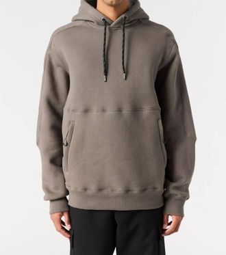 Parajumpers Elijah Fleece Hoodie In Olive Grey