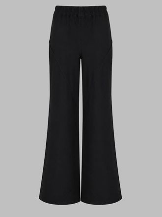 Rick Owens Womens Drawstring Trousers Black Viscose