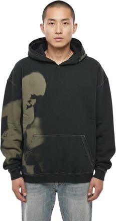 Diesel Black Ombre Oversized Hoodie