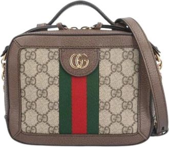 Gucci Pre-owned Cross Body Bags, female, Beige, Size: ONE SIZE Pre-owned Cross Body Bag
