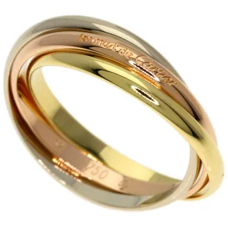 Cartier Trinity Yellow Gold (18K) Pink Gold (18K) White Gold (18K) Band Ring (Pre-Owned)