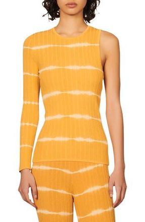 Sandro Bali Ribbed Stripe Top in Clementine at Nordstrom Rack, Size 3 (Fits Like 8 Us)