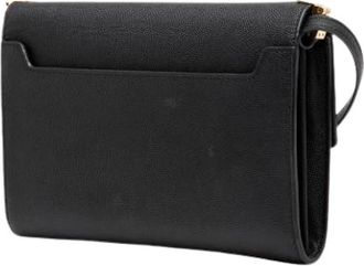 Saint Laurent Pre-owned Cross Body Bags, female, Black, Size: ONE SIZE Pre-owned Leather Crossbody Bag