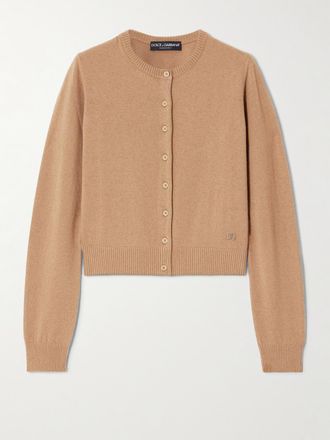 Dolce & Gabbana Cardigan In Cashmere - Neutri