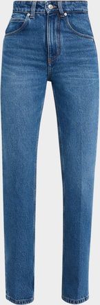 Victoria Beckham Julia High-Rise Straight-Leg Jeans