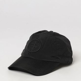 Stone Island Cappello da baseball in nylon con patch logo Compass