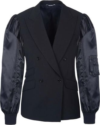 Dolce & Gabbana Dames, Jassen, Zwart, Maat: 2XL