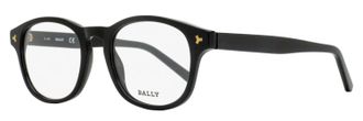 Bally Mens Rectangular Eyeglasses BY5019 001 Black 50mm