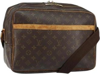 Louis Vuitton Pre-owned Canvas Cross Body Bag - Dames - Vintage Schoudertas - Bruin - ONE Size - Vintage