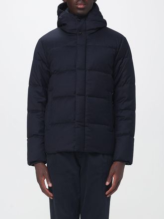 Duno Winsor Bolzano Short Quilted Hooded Puffer Jacket in Wool Blend