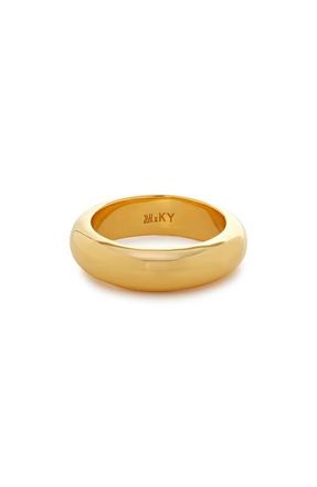 Monica Vinader x Kate Young Stacking Ring in 18K Gold Vermeil at Nordstrom, Size 6.75