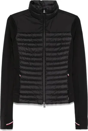 Moncler Jassen, Dames, Zwart, S, Polyester, Zip Up Vest
