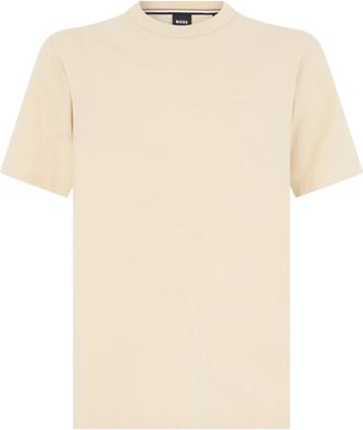 HUGO BOSS H-Taut 15 T-shirt - Heren - T-shirts - Beige - S - Katoen - Tops