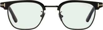 Tom Ford TF1119-D Universal Fit Square Sunglasses - Black