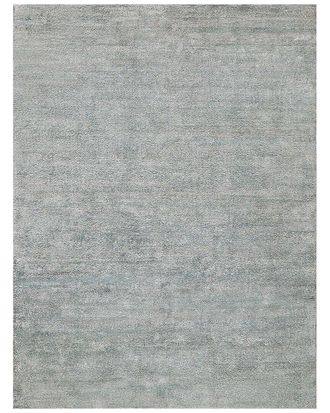 Exquisite Rugs Plush Hand Knotted Bamboo Silk/Mohair Area Rug