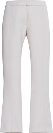 Marni straight-leg kick-flare trousers - women - Polyester/Virgin Wool - 40 - White