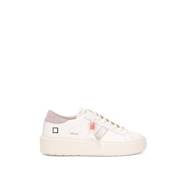 D.A.T.E. Sneakers, female, White, Size: 10 US Hill Low Platform Calf