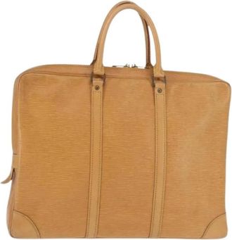 Louis Vuitton Pre-owned Vintage Handtas - Dames - Vintage Handtas - Beige - ONE Size - Leer - Vintage