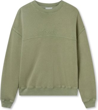 Axel Arigato Hoodies & sweatvesten, Heren, Groen, XS, Katoen, Gens Washed Sweatshirt