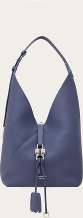 Ferragamo Donna Borsa hobo V-shaped (M) Blu