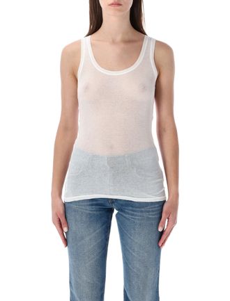 American Vintage Top vintage americano bianco