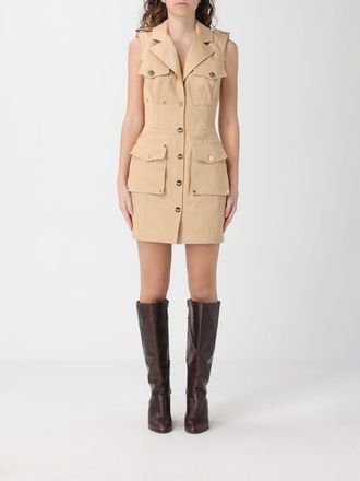 Elisabetta Franchi Dress ELISABETTA FRANCHI Woman color Beige