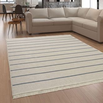 Paco Home Paco Home - Alfombra Salon De Habitacion Se Puede Lavar En La Lavadora Motivo Nordica Boho Gris, 200x280 Cm